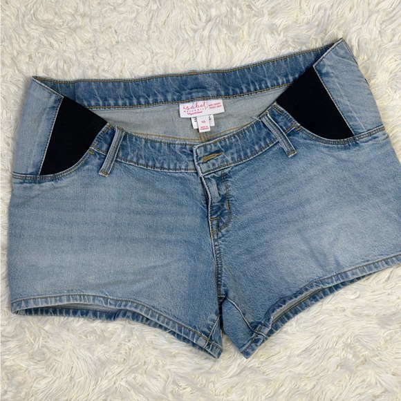 Isabel Maternity Jean shorts - Picture 6 of 8